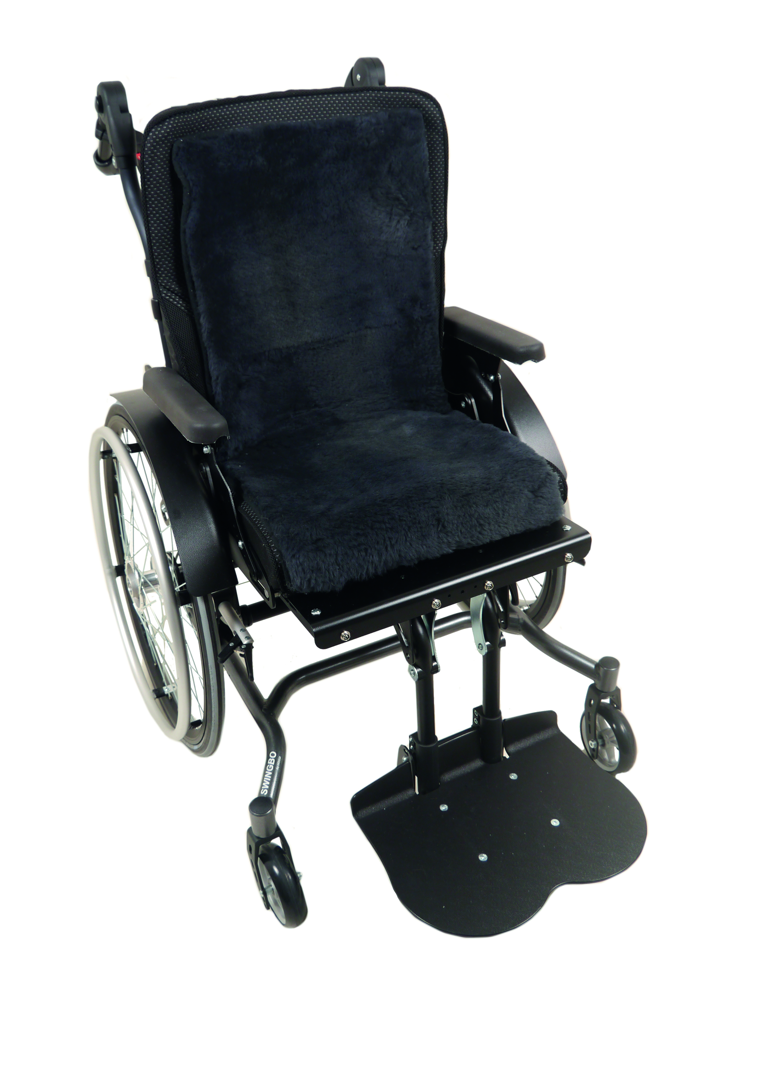 Rollstuhlauflage Lammfell