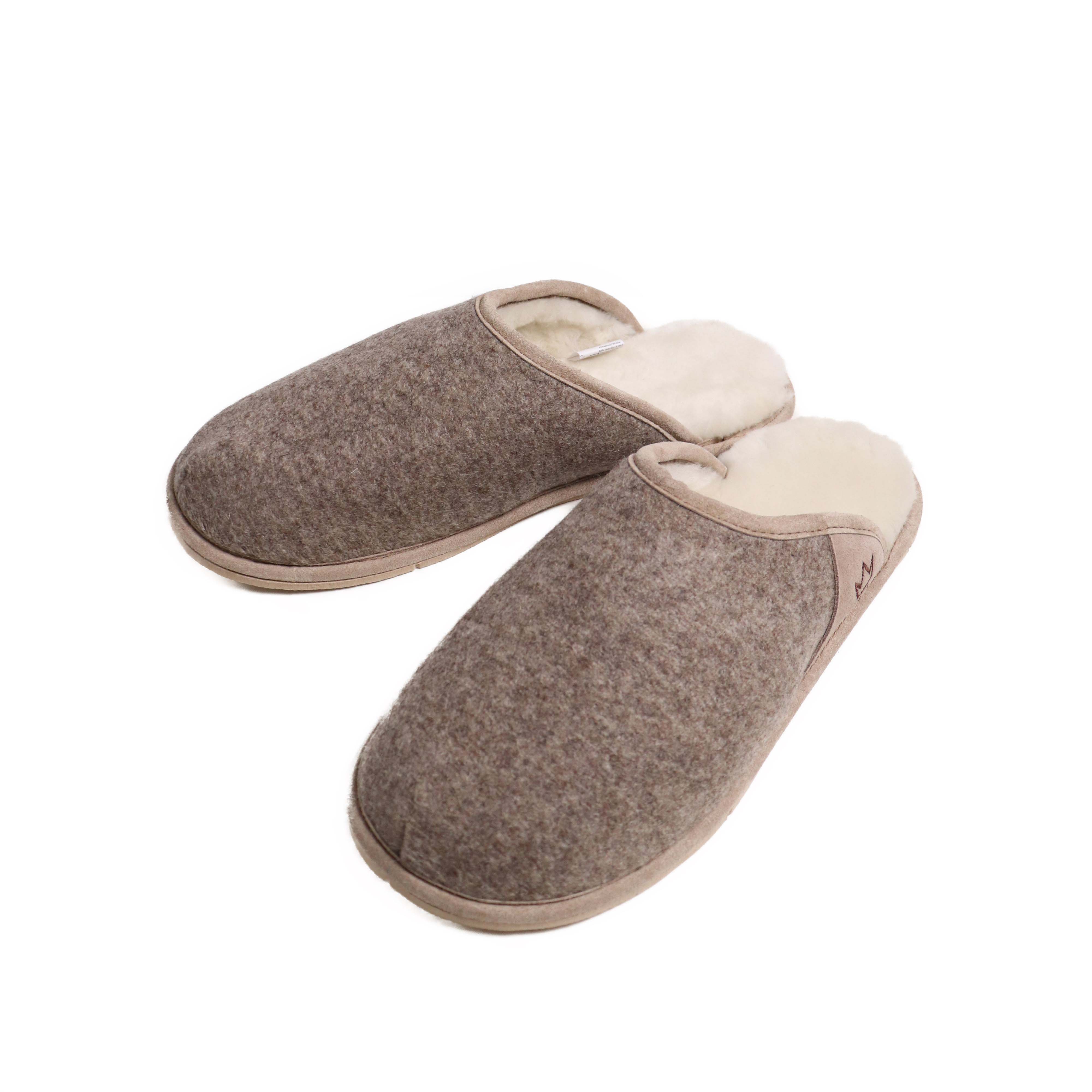 Lammfell Pantolette Cosy Filz